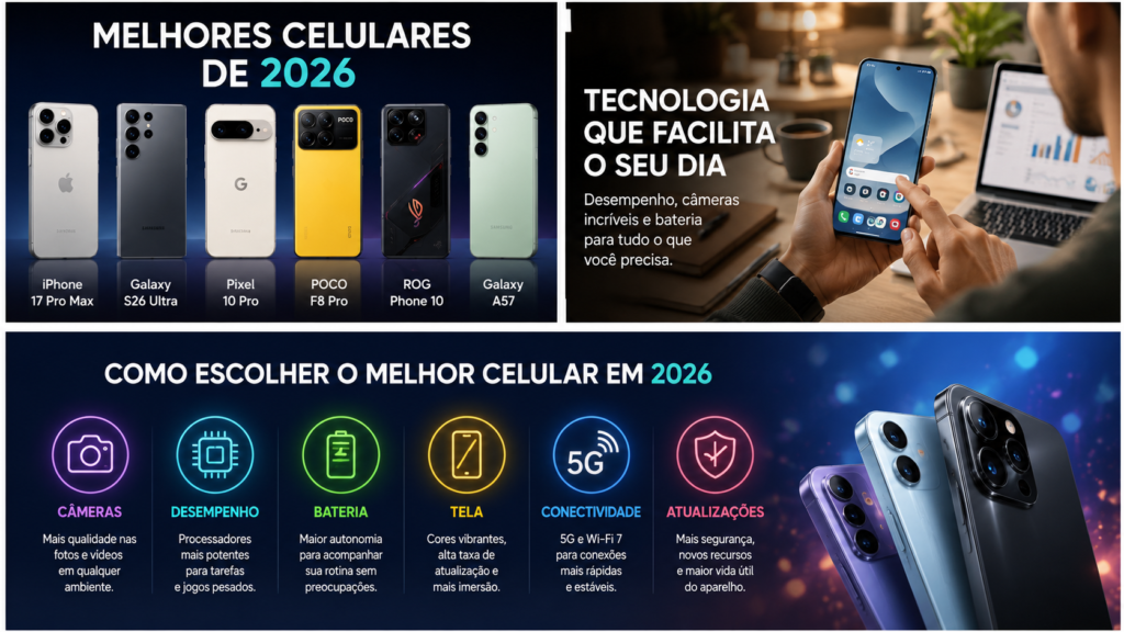 Melhores celulares de 2026